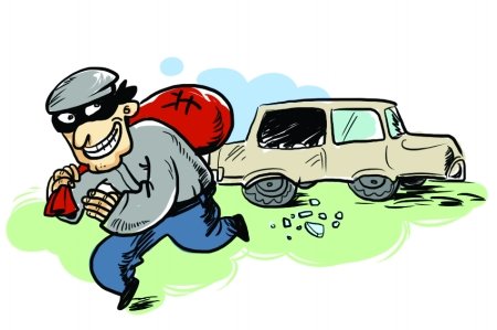 警方提醒：勿把车辆当保险箱 提防玻璃被砸失窃