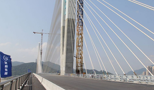 肇庆市阅江大桥工程实现结构贯通